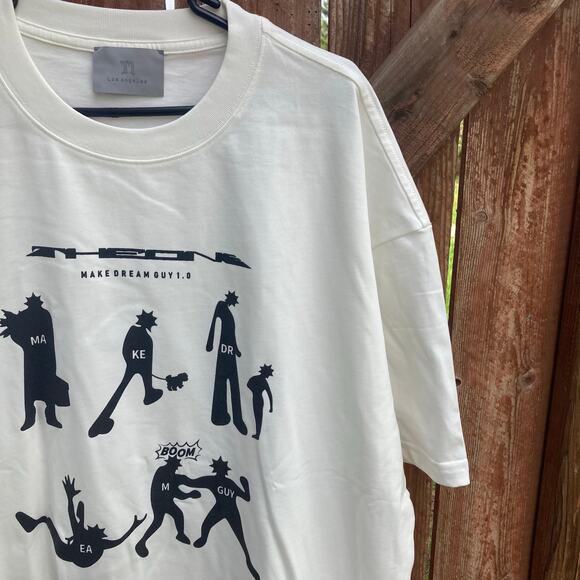 Make Dream Guy Mens Size XXL White Crewneck T-Shirt Deadstock The One 1.0 - Picture 2 of 9